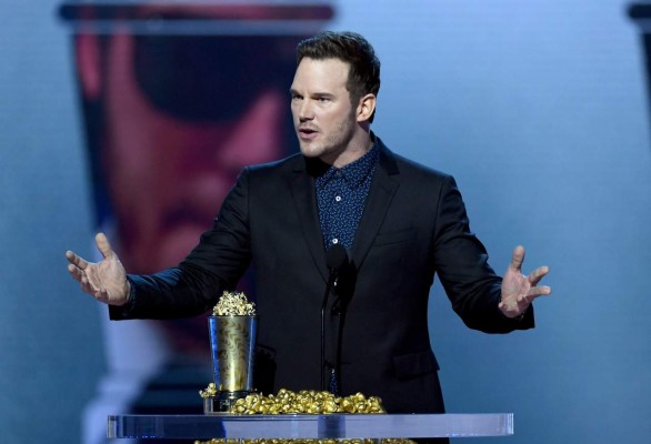 El actor Chris Pratt promueve la fe en los premios MTV
